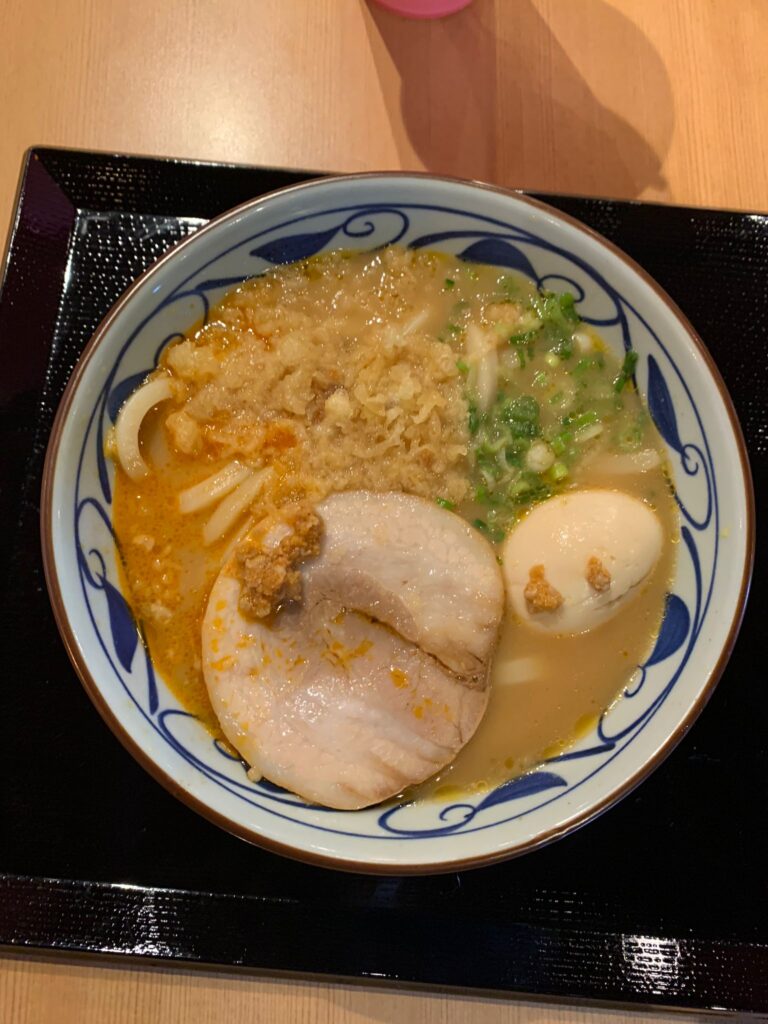 Marugame udon- Tonkotsu udon, my favorite order.